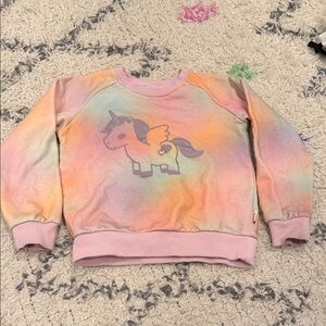 Hux Unicorn Rainbow Kids Sweatshirt Size 6